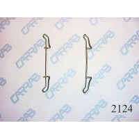 Fastening elements for front brake pads 2124