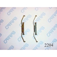 Fastening elements for front brake pads 2204