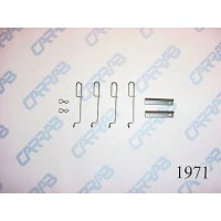 Fastening elements for rear brake pads 1971