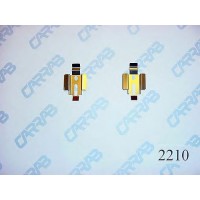 Fastening elements for rear brake pads 2210